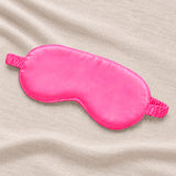 Hot Pink Satin Eye Mask