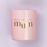 Wonderful Mum Confetti Candle