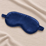 Navy Satin Eye Mask