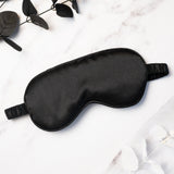Black Satin Eye Mask
