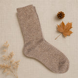 Super Soft Ribbed Oatmeal Socks