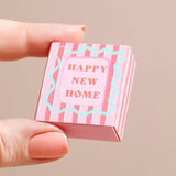 Tiny Matchbox House Ceramic Token
