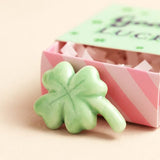 Good Luck Clover Matchbox Ceramic Token