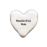 Wonderful Mum Heart Token