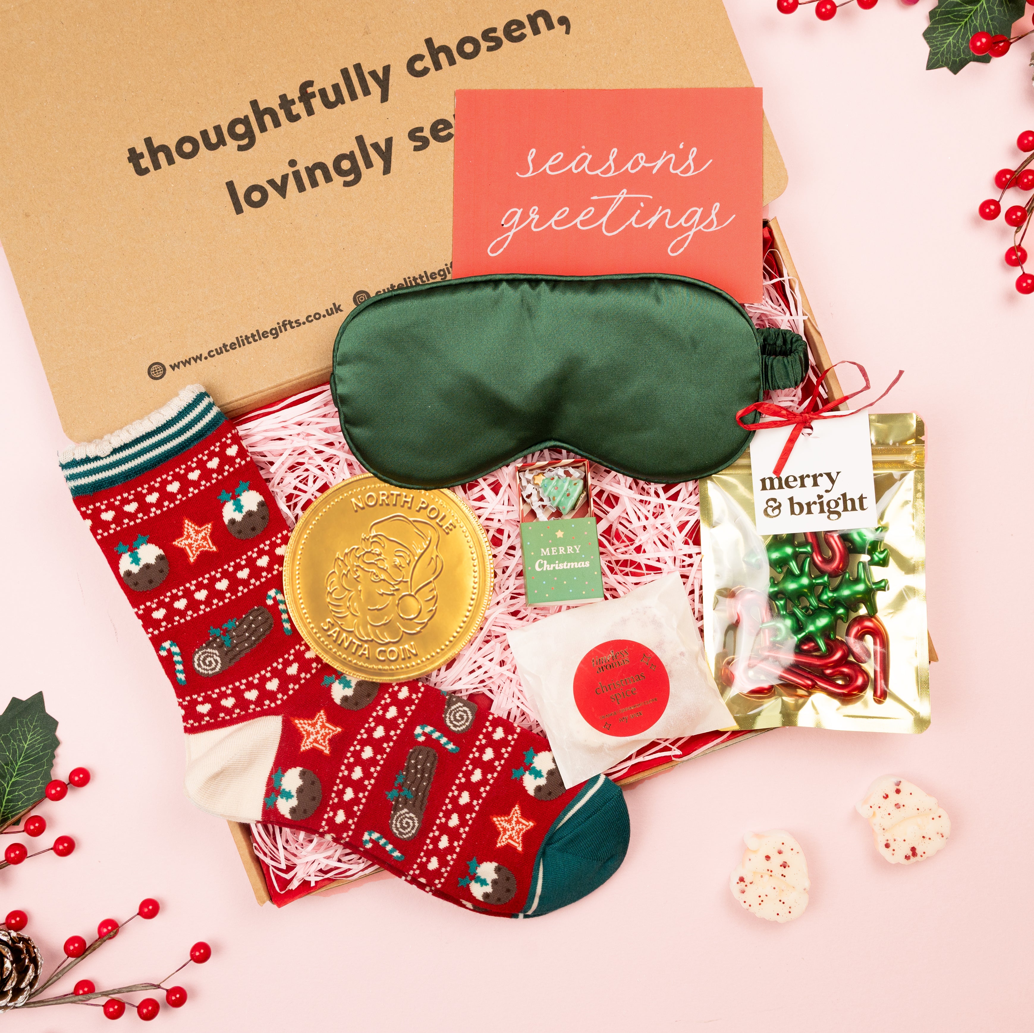 Christmas Pudding Letterbox Gift from Cute Little Gifts