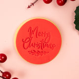 Merry Christmas Iced Biscuit